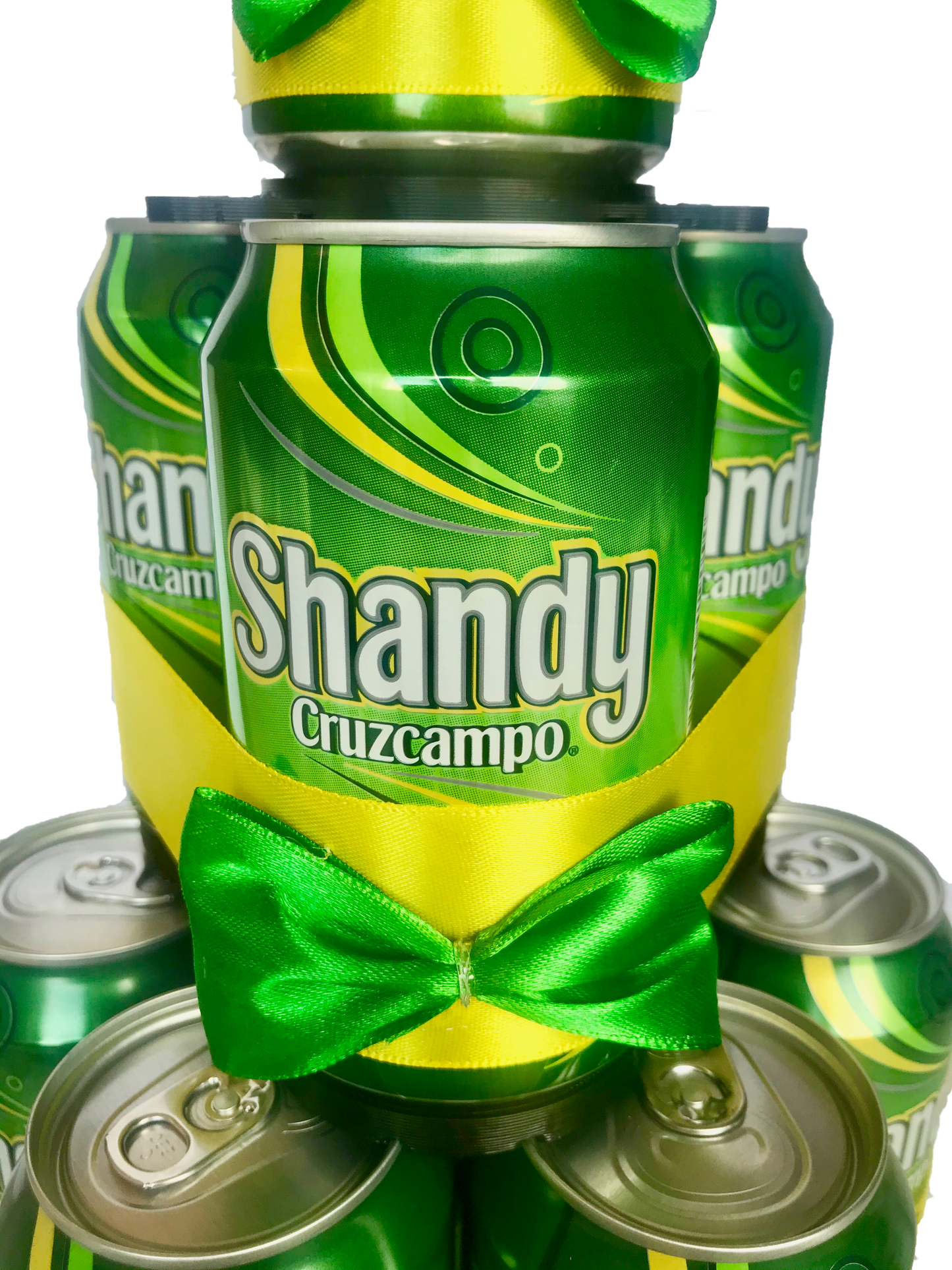 Tarta de latas de cerveza Shandy