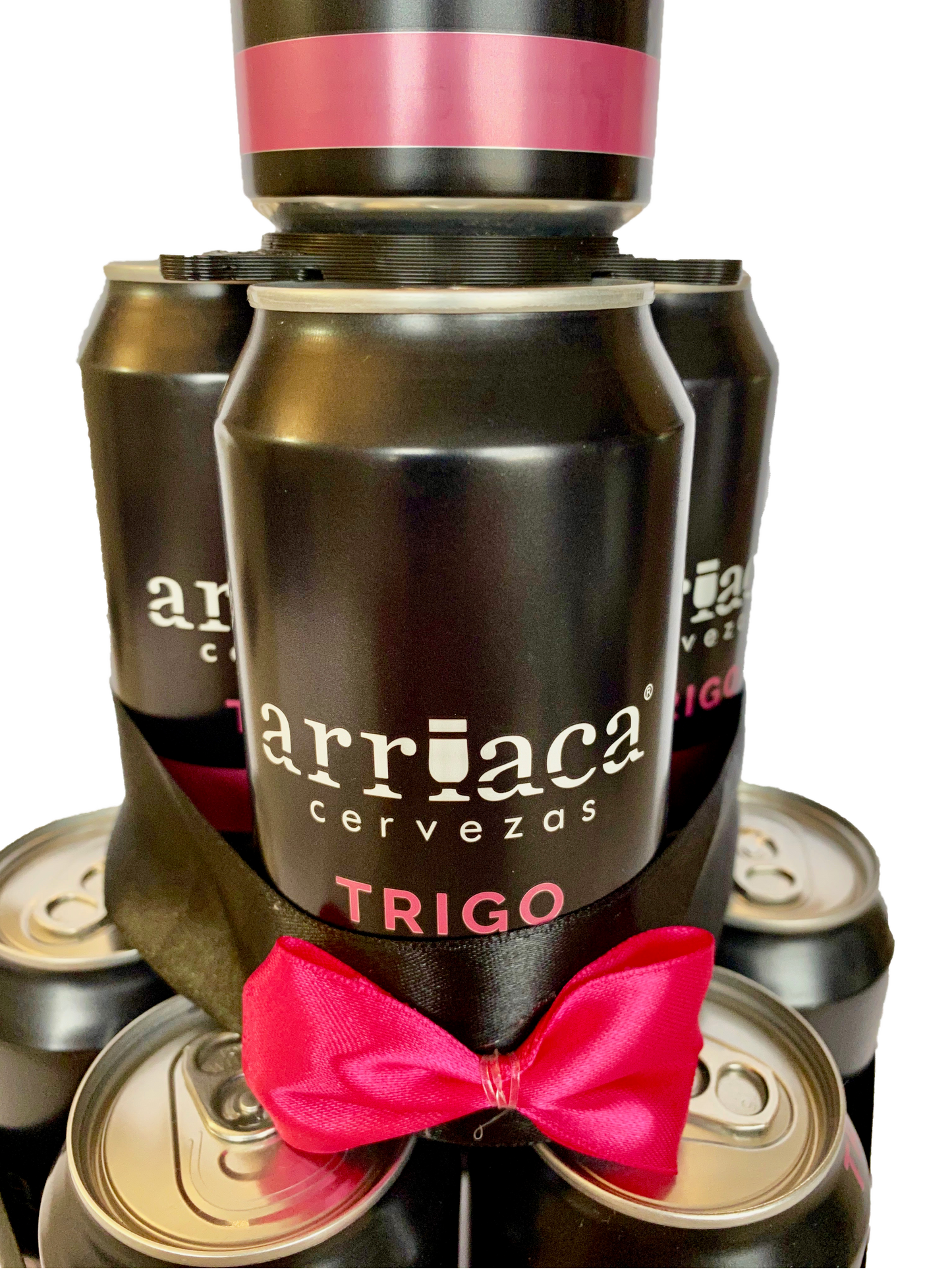 Tarta de latas de cerveza Arriaca Trigo