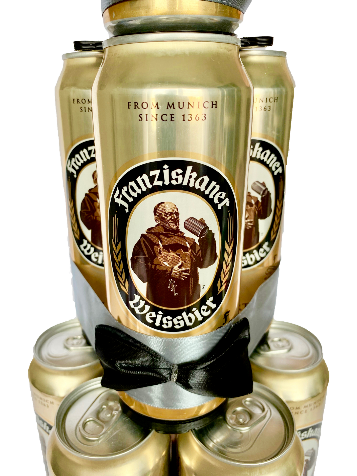 Tarta de latas de cerveza de trigo Franciskaner