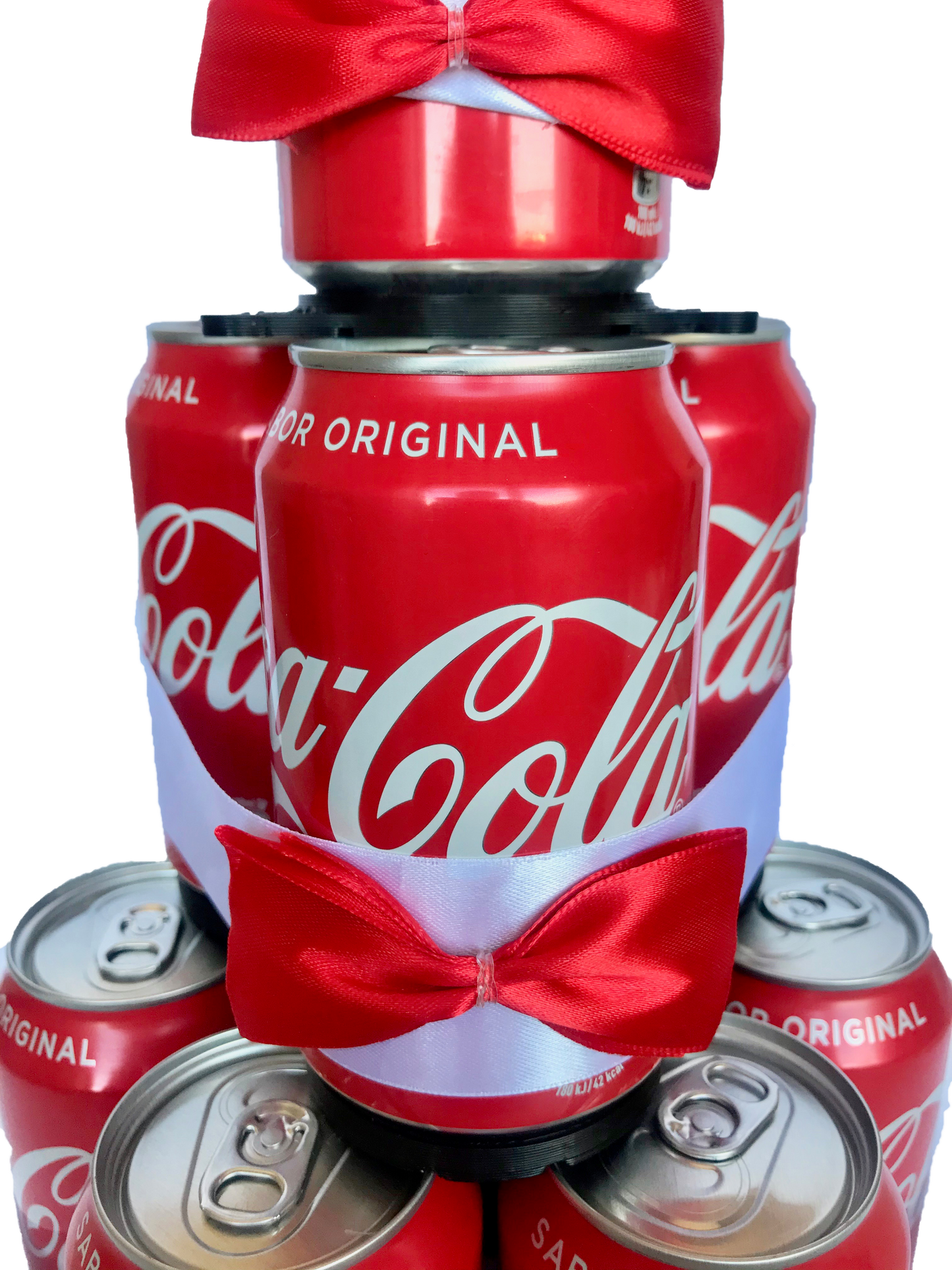 Tarta de latas de refresco Coca Cola - Coca-Cola Zero