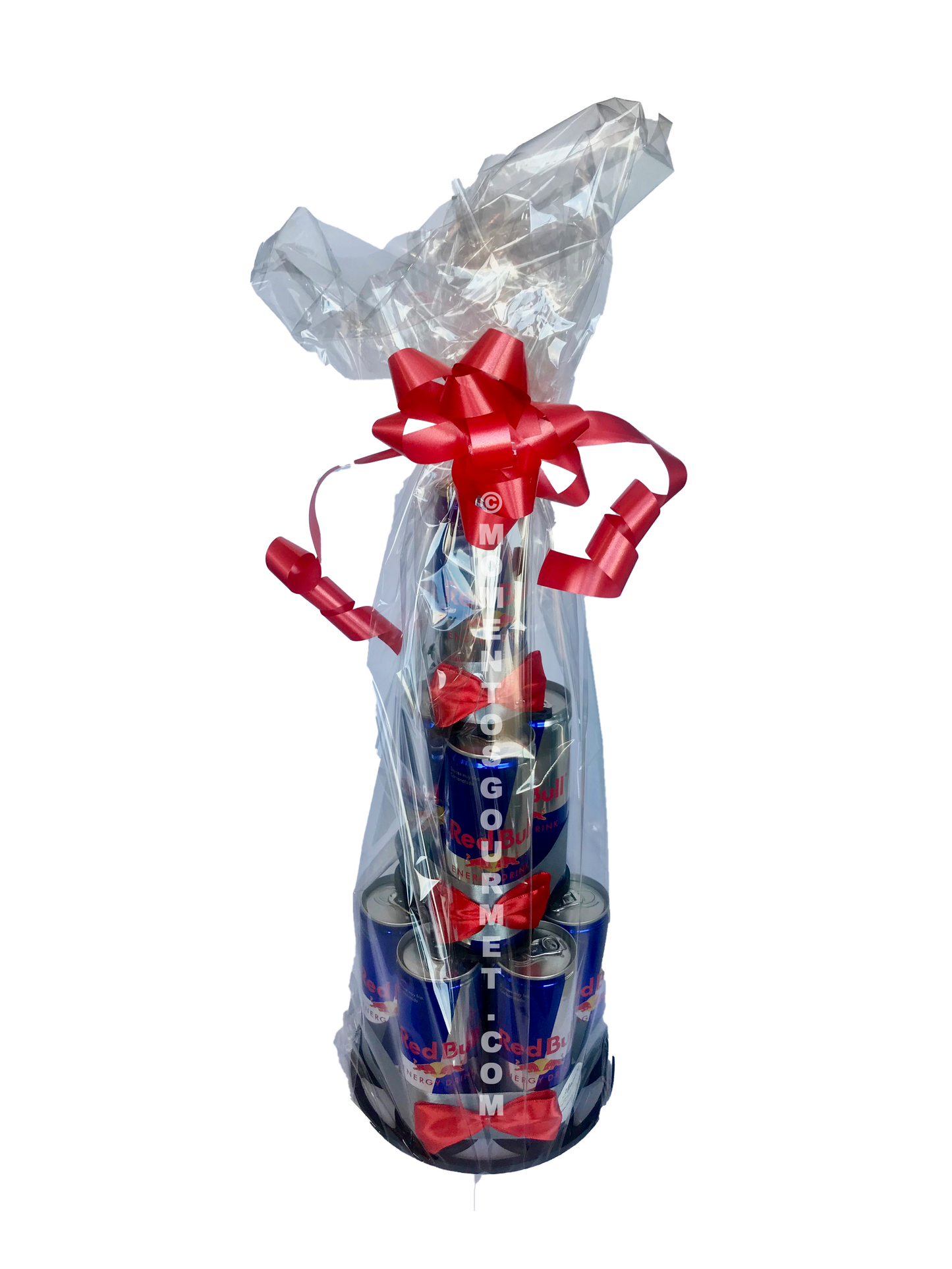 Tarta de latas de refresco Red Bull