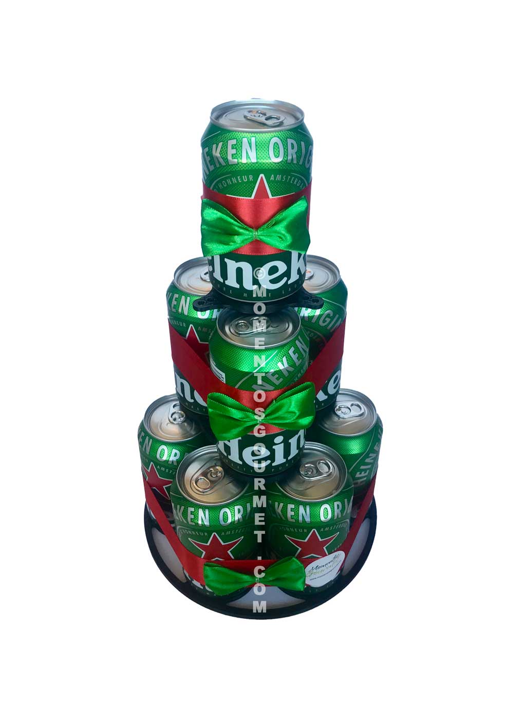 Tarta de latas de cerveza Heineken - Tartas de lata de cerveza